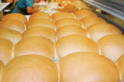 Freshly baked buns